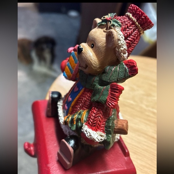 Vintage Heritage Mint Ltd Holiday Collection cast iron stocking holder - Picture 2 of 9